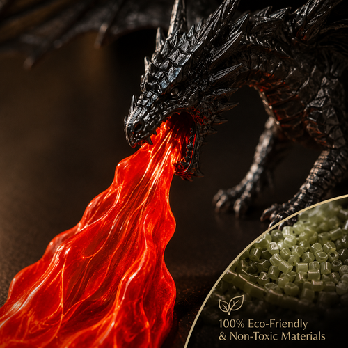Handcrafted Dragon Fire Lamp🔥