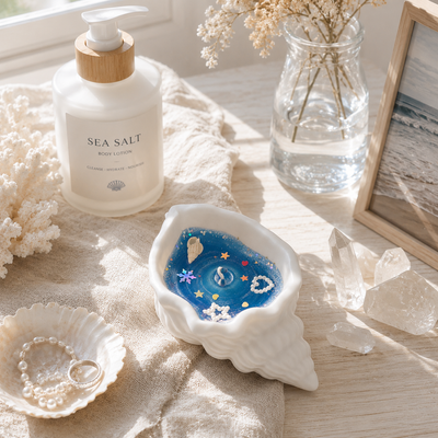 🐚Tide & Treasure，Handcrafted Ocean Conch Sculptural Candle