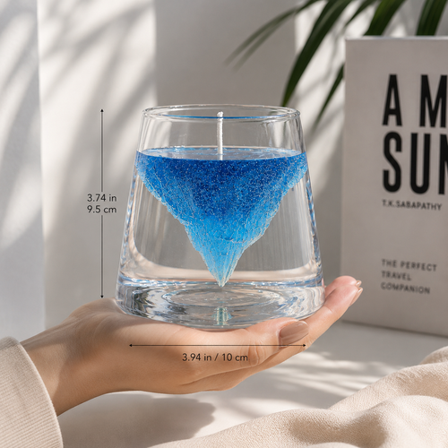 🌊 Deep Ocean Iceberg，Handcrafted Gel Scented Candle