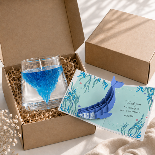 🌊 Deep Ocean Iceberg，Handcrafted Gel Scented Candle