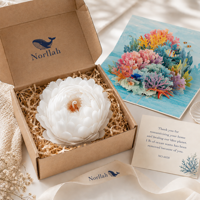 🕊️ Morning Bloom，Handcrafted Sculptural Floral Soy Candle